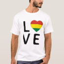 Pesquisar por bandeira de bolívia camisetas Amor