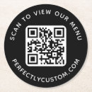 Pesquisar por código qr porta copos Preto e branco