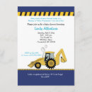 Pesquisar por trabalhador da construção convites Escavadora