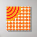 Pesquisar por canto impressão de canvas Laranja