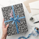 Pesquisar por casamento elegante papel de presente Preto