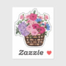 Pesquisar por cesta vime adesivos Flores rosa