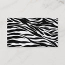 Pesquisar por zebra funky cartao de visita Preto