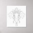 Pesquisar por elephant impressão de canvas Zendoodle