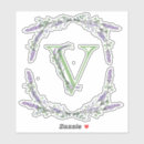 Pesquisar por letra v monograma adesivos Letras alfabéticas