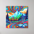 Pesquisar por árvores coloridas impressão de canvas Laranja