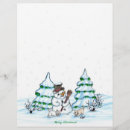 Pesquisar por neve papel timbrado Desenho animado