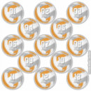 Pesquisar por cinza e laranja adesivos For kids