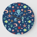 Pesquisar por animais marinhos relogios de parede Sob o mar