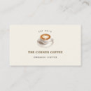 Pesquisar por cappuccino cartao de visita Xícara de café