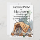 Pesquisar por de acampamento aniversário convites Exterior