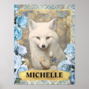 Pesquisar por raposa branca pôsteres Aquarela