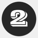 Pesquisar por número dois adesivos Qualquer pessoa