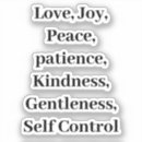 Pesquisar por fruta do espírito adesivos Cristão