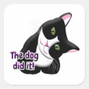 Pesquisar por cão preto e branco adesivos Gatinho