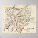 Pesquisar por estado de ohio pôsteres Cor
