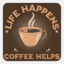 Pesquisar por café da vida adesivos Engraçado