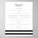 Pesquisar por certificado de casamento pôsteres Moderno