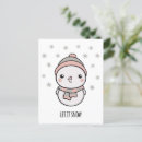 Pesquisar por bonecos de neve cartoes postais Kawaii