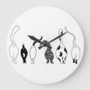 Pesquisar por gato preto branco relogios de parede Gatinhos