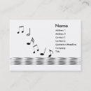 Pesquisar por nota musical cartao de visita Instrumentos