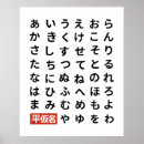 Pesquisar por hiragana pôsteres Alfabeto japonês
