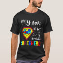 Pesquisar por herói do autismo camisetas Filho