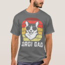 Pesquisar por corgi dad camisetas Pink paw