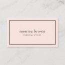 Pesquisar por chic de cartao de visita Minimalista