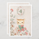 Pesquisar por floral girly convites Gatinho