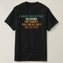 Pesquisar por audição seletiva camisetas Não selecionado