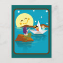 Pesquisar por barco de papel cartoes postais Lua