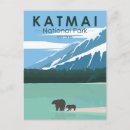 Pesquisar por do alasca para ela cartoes postais Parque nacional katmai