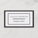 Pesquisar por writer cartao de visita Simples