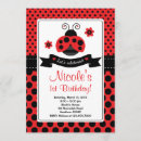 Pesquisar por lady bug convites Vermelho