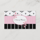 Pesquisar por damasco cor rosa e preto de cartao de visita Customer