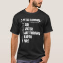 Pesquisar por cinco elementos camisetas Humor
