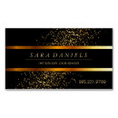 Pesquisar por confetes da folha ouro de cartao de visita Preto e ouro