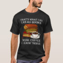 Pesquisar por eu li livros camisetas Café