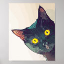 Pesquisar por gato curioso pôsteres Gatinho
