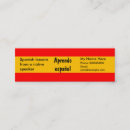 Pesquisar por professor espanhol cartao de visita Espanha
