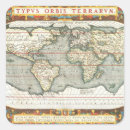 Pesquisar por mapa antigo adesivos Mapa do mundo