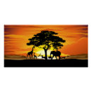 Pesquisar por african sunset pósteres pôsteres Animais