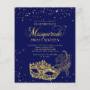 Pesquisar por sweet 16 masquerade party convites Doze anos