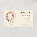 Pesquisar por cara da mulher cartao de visita Estilista