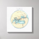 Pesquisar por mapas antigos impressão de canvas África