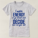 Pesquisar por energia camisetas Sarcasmo