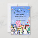 Pesquisar por do pinguim aniversário convites Fofo
