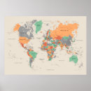 Pesquisar por mapa político pôsteres Países