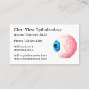 Pesquisar por oftalmologista da oftalmologia cartao de visita Doctor